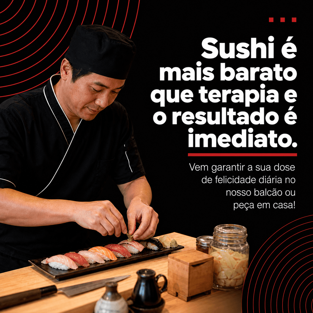 Post de restaurante criado no Pomake